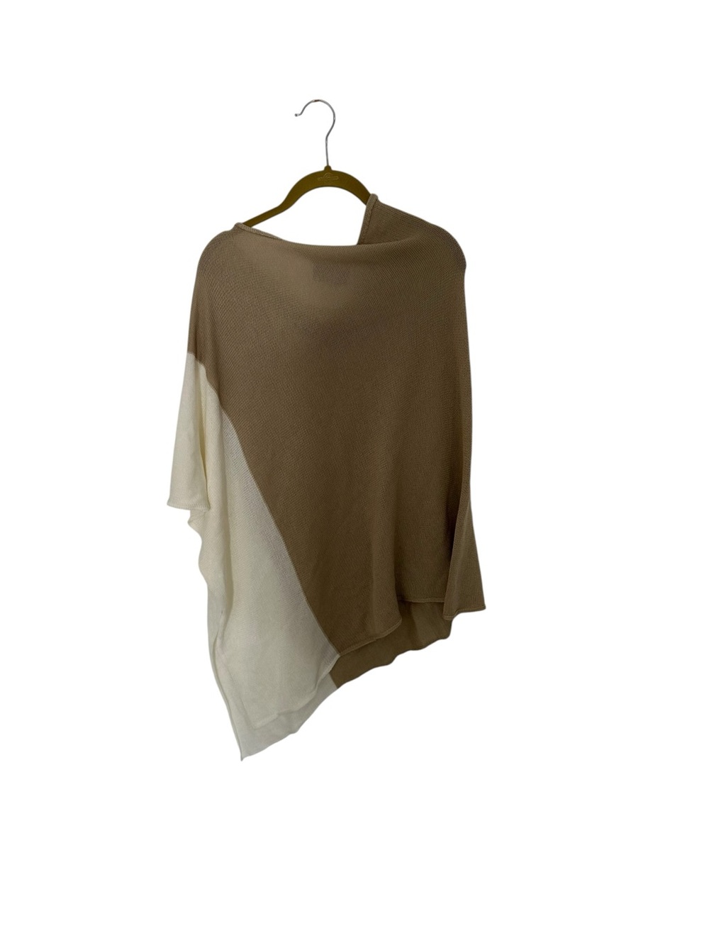 Wooden Ships Anthropologie Color Block Poncho M/L